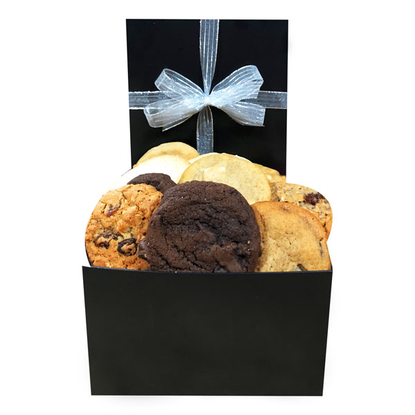 Nut Free Cookies in Black Gift Box