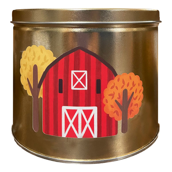 Autumn Popcorn Pail-Small-Filled with fresh popcorn. You choose the flavour!