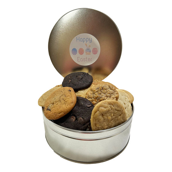 Small Cookie Tin-18 Cookies-Easter-6 flavours