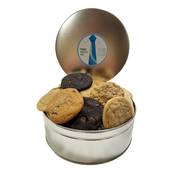 Small Cookie Tin-18 Cookies-Fathers-Day-6 flavours