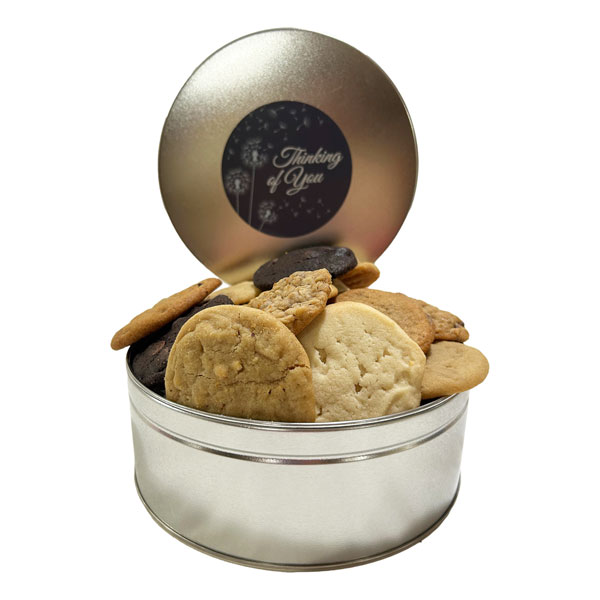 Small Cookie Tin-18 Cookies-Sympathy-6 flavours