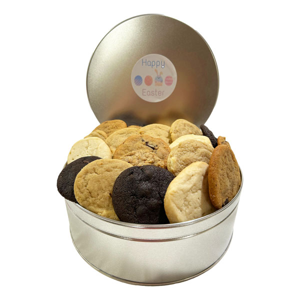 Large Cookie Tin-30 Cookies-Easter-6 flavours