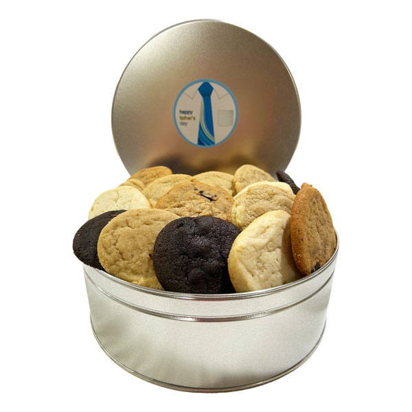 Large Cookie Tin-30 Cookies-Fathers-Day-6 flavours