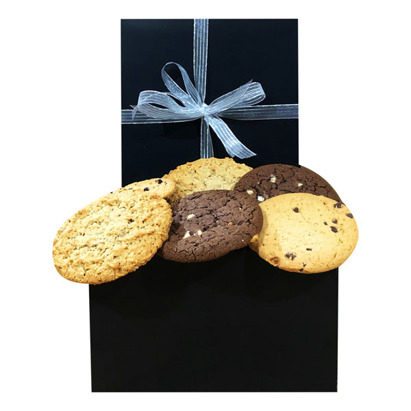 Nut Free Cookies in Black Gift Box
