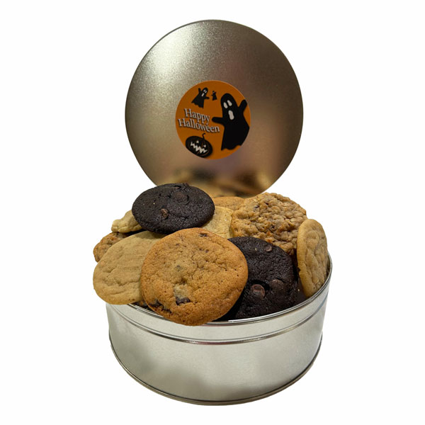 Small Cookie Tin-18 Cookies-Halloween-6 flavours