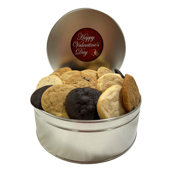 Large Cookie Tin-30 Cookies-Valentines-Day-6 flavours