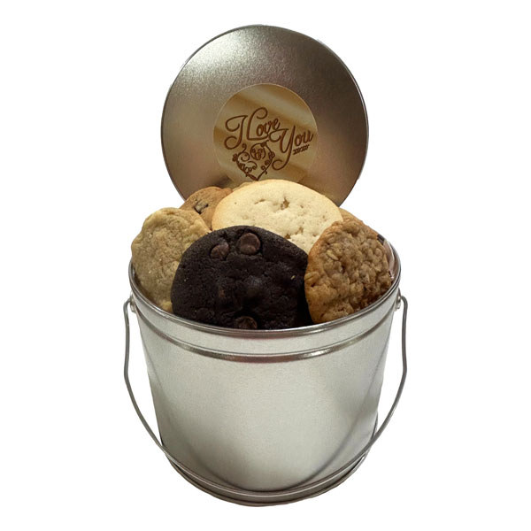 Small Cookie Pail-24 Cookies-Love-6 flavours
