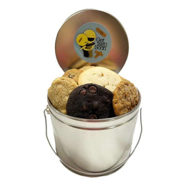 Small Cookie Pail-24 Cookies-Get Well-6 flavours