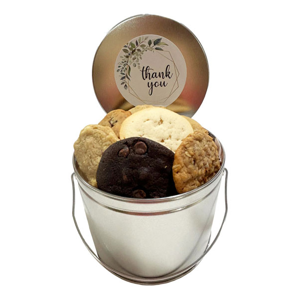 Small Cookie Pail-24 Cookies-Thank You-6 flavours