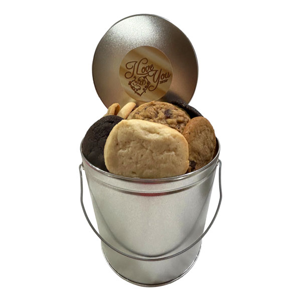 Large Cookie Pail-36 Cookies-Love-6 flavours