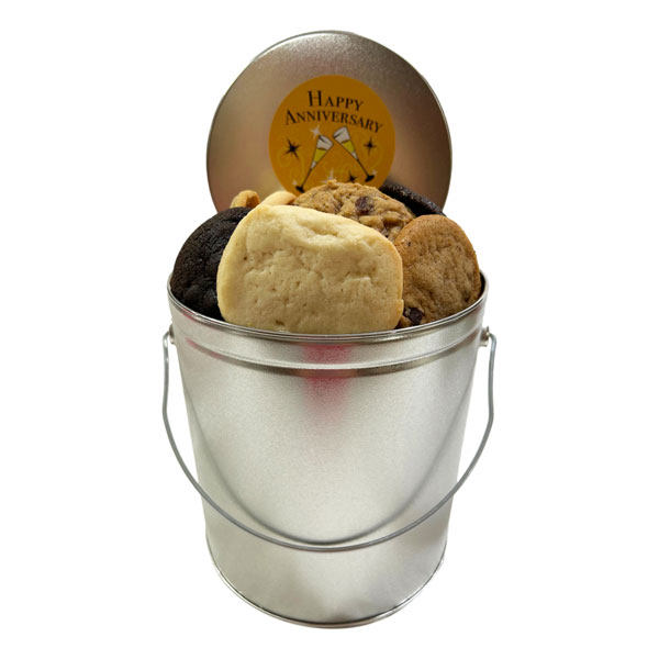 Large Cookie Pail-36 Cookies-Anniversary-6 flavours