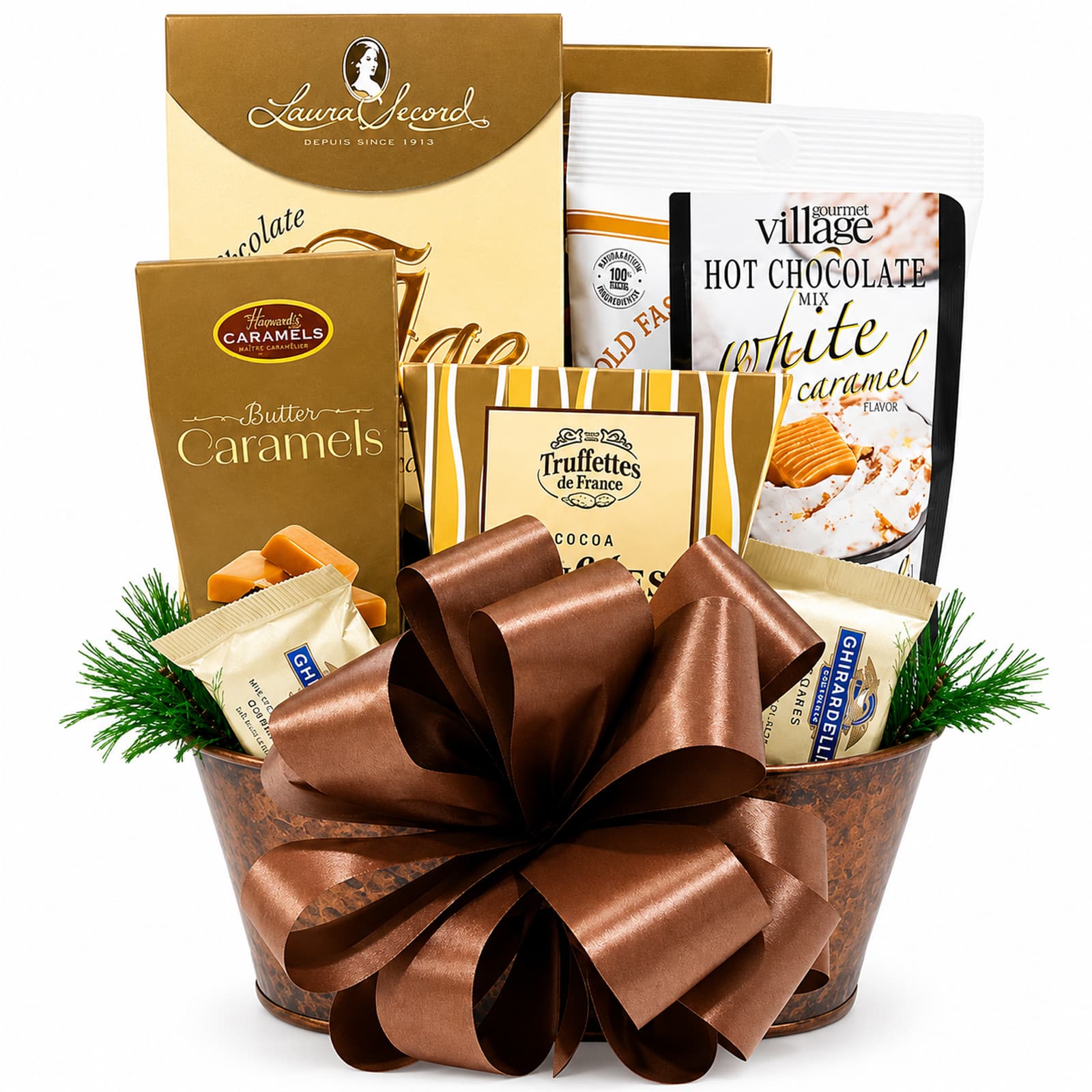 Christmas Holiday Snack Gift Baskets & Treats